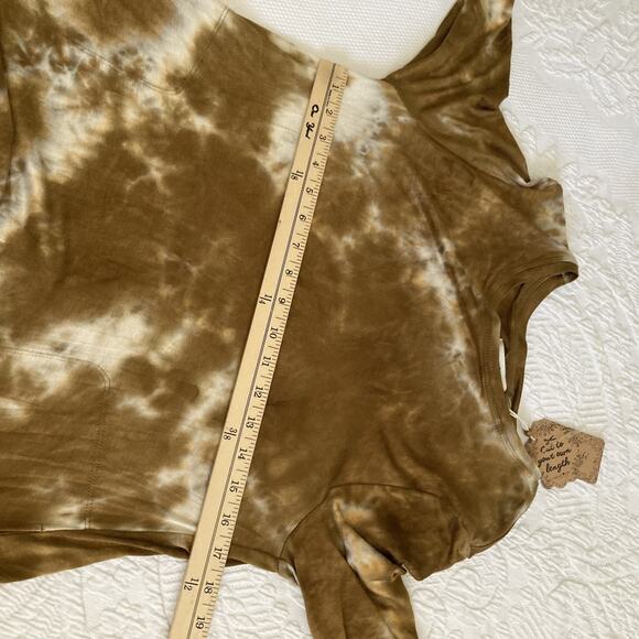 NWT Natural Life Dress Tie Dye Long Sleeve Maxi Pockets Boho Rayon Size S - Picture 9 of 14